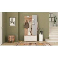                              Прихожая Лайт Дуб сонома/Белый